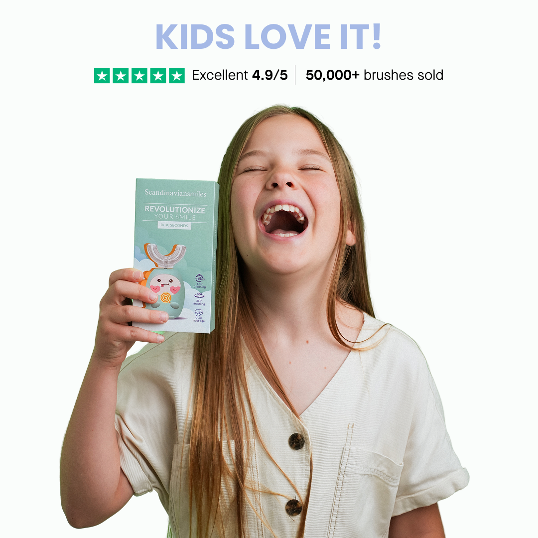 Børnebørste - Gummy Green