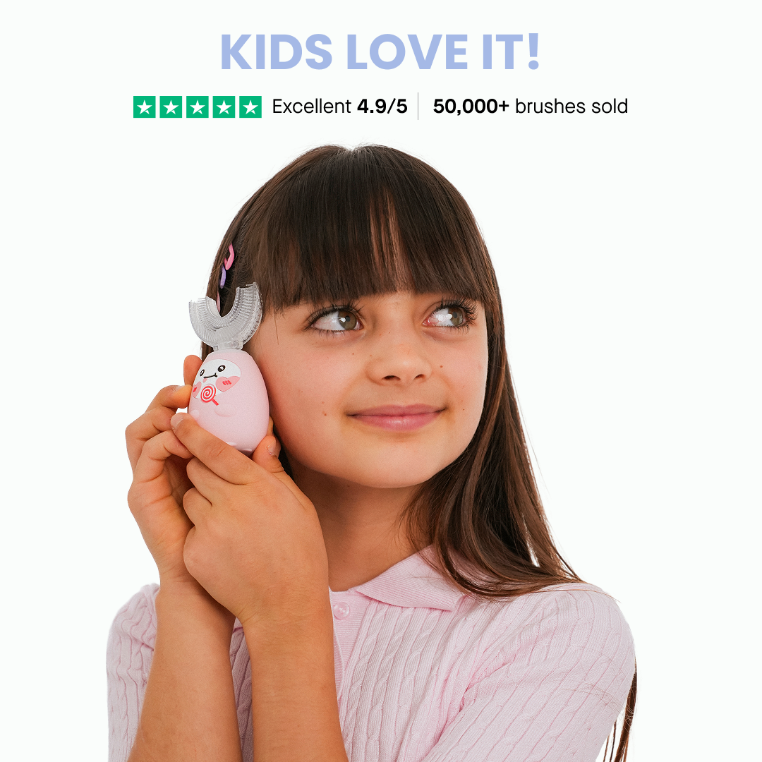 Børnebørste - Peppy Pink
